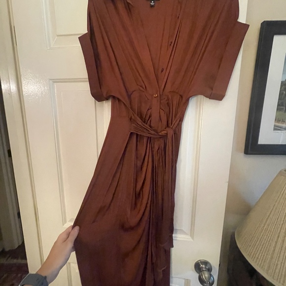 Steve Madden Tori Dress Tie Waist Size 4 - Picture 4 of 6